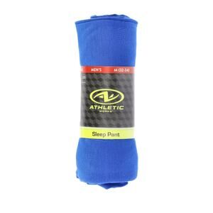 Athletic Works Men's Jersey Sleep Pants, Sizes M 32-34, blue